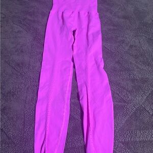 Free people  Hot Pink leggings